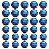 30Pcs 2 Styles Abalone Shell/Paua Shell Cabochons SSHEL-HY0001-11-1