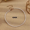 Plastic Imitation Pearl Round Beaded Necklaces for Women WGF0340-07-1