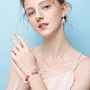 96Pcs 16 Styles Alloy Enamel Bead Caps FIND-CA0011-46-6