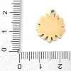 304 Stainless Steel Pendants STAS-F315-07G-03-3