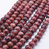 Natural Dyed Sesame Jasper Beads Strands G-E443-A19-1