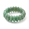 Bicone Natural Green Aventurine Beads Stretch Bracelets for Women Men BJEW-C097-05D-4