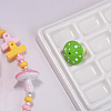 25Pcs 5 Colors Opaque Acrylic Beads MACR-PA0001-60-3