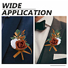 12Pcs 2 Bags PE Plastic Brooches JEWB-GO0001-24-5