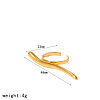 304 Stainless Steel Cuff Open Rings WG7776D-01-1