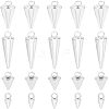 Unicraftale 24Pcs 4 Style 304 Stainless Steel Pendants STAS-UN0038-37-1