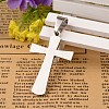 Non-Tarnish 304 Stainless Steel Crucifix Cross Pendants STAS-I035-13A-2