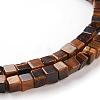 Natural Tiger Eye Beads Strands G-F631-K08-3
