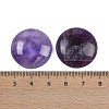 Natural Amethyst Cabochons G-H1596-FR-25mm-11-3