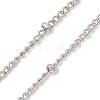 304 Stainless Steel Curb Chain for Eyeglasses AJEW-EH00411-02-3