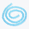 Glass Beads Strands EGLA-A044-T8mm-D08-2