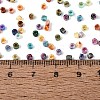 Opaque Picasso Cylinder Glass Beads SEED-Q039-06A-M-4