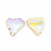 Brass Cubic Zirconia Pendants KK-A181-VF470-1-3