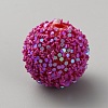 Opaque Acrylic Glitter Beads LS-FIND-CJC0010-111A-04-1