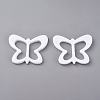 Resin Buckle Clasps LS-RESI-WH0008-25D-1