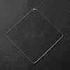 Transparent Acrylic Blank Pendants TACR-Z003-01B-2