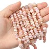 Natural Pink Opal Beads Strands G-L505-25-3