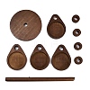 4-Tier Rotating Round Wood Jewelry Towers WD-CBA95BD-02B-3