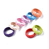 Straw Rope Braided Finger Ring for Women RJEW-T022-004-3