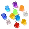 36Pcs 9 Colors Transparent Resin Pendants RESI-CJ0002-75-3