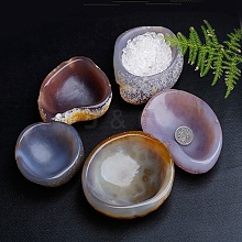 Natural Agate Charging Bowl for Cleansing PW-WG25657-01