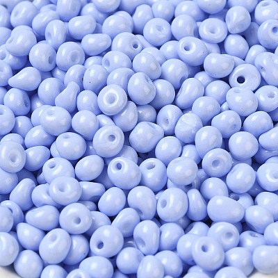 6/0 Opaque Baking Paint Glass Seed Beads SEED-M012-02A-08-1