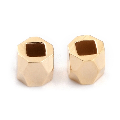 Brass Spacer Beads KK-O133-202E-G-1