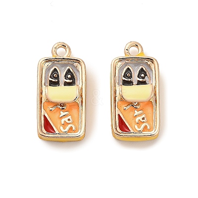 Alloy Enamel Pendants LS-PALLOY-R155-01G-05-1