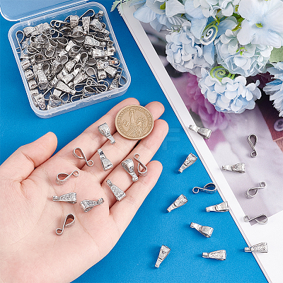 100Pcs 304 Stainless Steel Tube Bails STAS-AR0001-55-1