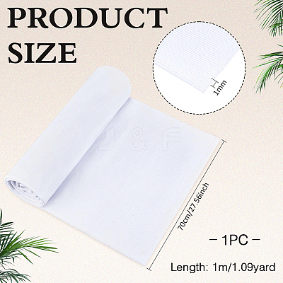 Cotton Ribbed Knit Fabric DIY-WH0622-769B-1