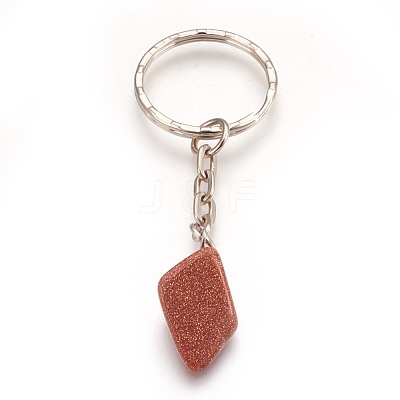 Natural Gemstone Keychain X-KEYC-JKC00159-M-1