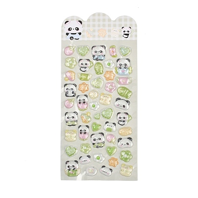 Epoxy Resin 3D Puffy Stickers DIY-G122-01J-1