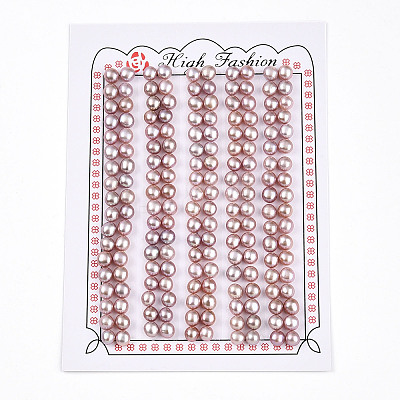 Grade 3A Natural Cultured Freshwater Pearl Beads PEAR-N018-3A-4550C-1