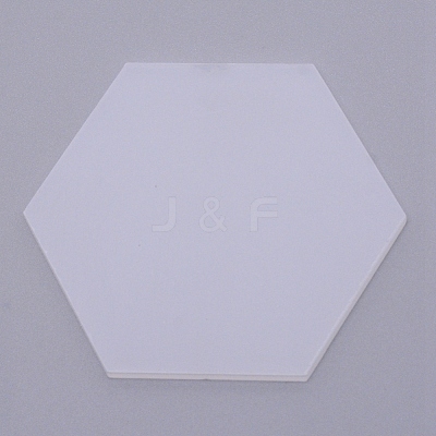 Acrylic Place Cards TACR-WH0001-20-1