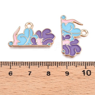 Alloy Enamel Pendants ENAM-T020-91-1