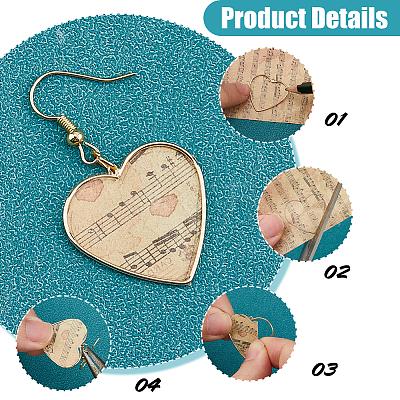60Pcs Brass Pendants KK-HS0015-13-1