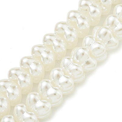 Transparent Spray Painted Glass Beads Strands GLAA-P066-01B-1