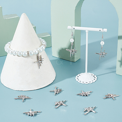 30Pcs Alloy Pendants PALLOY-SC0004-24-1