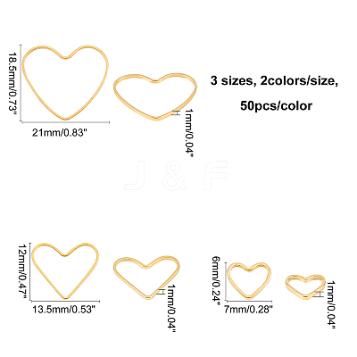 Brass Linking Rings KK-CA0001-17-1