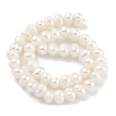 Natural Cultured Freshwater Pearl Beads Strands PEAR-C003-08A-1