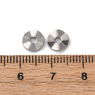 Non-Tarnish 304 Stainless Steel Wavy Spacer Beads X-STAS-H216-65P-1
