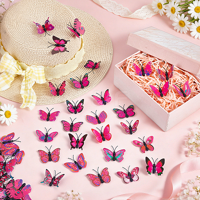 100Pcs PVC Brooches JEWB-UN0001-12A-1
