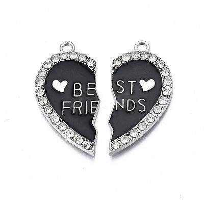 Alloy Enamel Split Pendant LS-ENAM-S130-25A-1