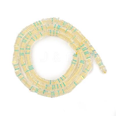 Electroplate Glass Beads Strands GLAA-B023-01A-05-1