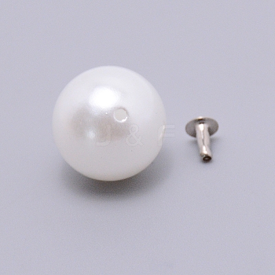 ABS Imitation Pearl Rivets LS-FIND-WH0053-78B-04-1