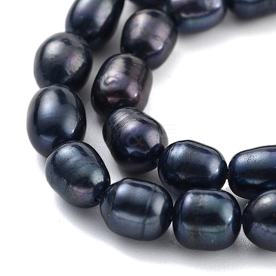 Dyed Natural Cultured Freshwater Pearl Beads Strands PEAR-P062-08C-1