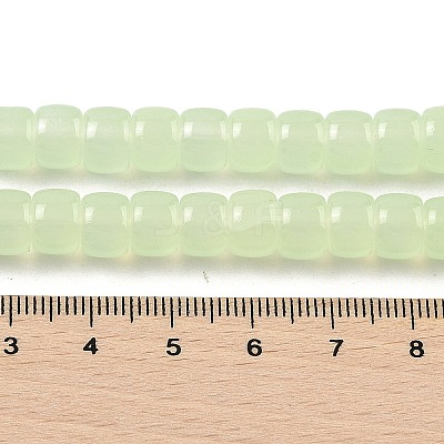 Baking Plating Glass Beads Strands GLAA-H036-01D-1