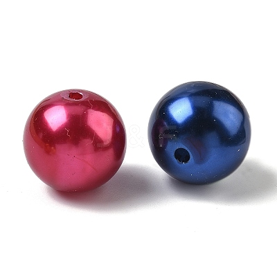 ABS Plastic Imitation Pearl Round Beads SACR-S074-20mm-M-1