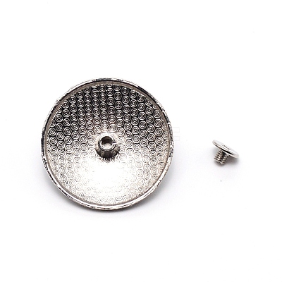 1-Hole Alloy & Turquoise Decorative Rivets PALLOY-WH0092-11A-P-1