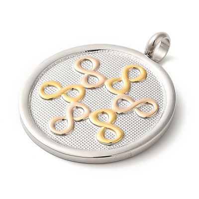 304 Stainless Steel Pendants STAS-C086-06C-P-1